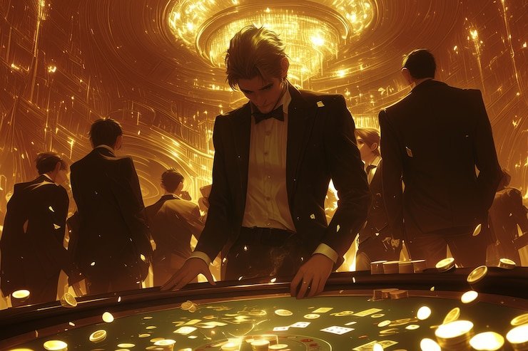 Layar instalasi aplikasi mobile raja vegas dengan pilihan unduhan